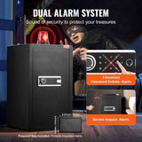 VEVOR Single Door 4.0 cu.ft Safe Box with Key Lock & Password, Safe Lock Box with Fireproof Bag, Key V952-DMBXXLS452CUYI3X5V9