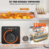 VEVOR Commercial Electric Food Warmer Countertop Buffet 18L 1200W Bain Marie V952-SYSPBWQPTKWFVFYRFV3