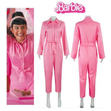 Barbie Jumpsuit Costume Light Pink, Size S for Halloween Cosplay V1237-ZY-506-0862