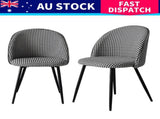 Levede 8x Dining Chairs Kitchen Cafe CH1037-2-HSX4