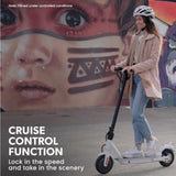 VALK Synergy 5 Electric Scooter, 400W, AU Compliant, Motorised eScooter for Adults, White V219-TRNESCVAS5W