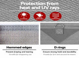 Weisshorn 12ft Caravan Awning Fabric & Privacy Screen RV Roll Out Sun Shade 3.4M AWN-CV-34-GY