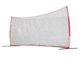 Barricade Backstop Net, 20x10 ft Ball Sports Barrier Netting, Portable Practice Equipment with Carry V952-DQW2010YC000EHXS0V0