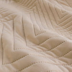 Ardor Hana Champagne Embossed Velvet Quilt Cover Set King V442-INT-QUILTCS-HANA-CHAMPAGNE-KI