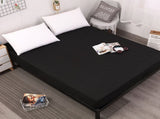 Black Queen Size Waterproof Fitted Mattress Protector - Soft & Breathable Bed Cover, Hypoallergenic, V888-ELOSUNG27782