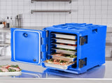 Insulated Food Pan Carrier, 90L Hot Box for Catering, Food Box Carrier with Double Buckles, Front V952-SPBWXLSLLDPE2ZZ3JV0
