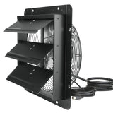 Shutter Exhaust Fan, 356 mm / 14inch with Temperature Humidity Controller, EC-motor, 1024 CFM, V952-BYCSPQSDJEC14Y5NAV3