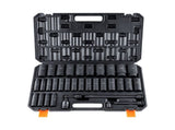 1/2" Drive Deep Impact Socket Set, 34pcs Socket Set Metric 6 Point Cr-MO Alloy Steel for V952-CJTTZ12CRMO3448AJV0