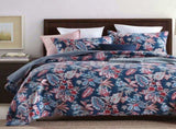 100% Cotton Lightly Quilted Coverlet Set Bornean Queen 230 x 250 cm V442-STT-COVERLET-BORNEAN-BLUE-QS