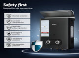 Devanti Portable Gas Water Heater LPG-powered System Black With Pump GWH-A-LPG-4DZ-BK-PUMP