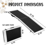 Furtastic Foldable Aluminium Dog Ramp - 122 x 38 cm RAM-DOG-04