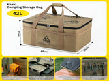 42L Collapsible Outdoor Tactical Organizer, Oxford Fabric Large Capacity Camping Gear Storage Bin V888-ELOSUNG52372