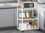 3-Tier Kitchen Shelves, Bakers Rack For Kitchen With, Kitchen Shelf Rack, V1369-AZ3-W-09520