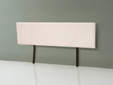 Linen Fabric Queen Bed Headboard Bedhead - Beige V63-800787