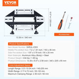 Door Hinge Jig, Aluminum Alloy Woodworking Opener, Slotting Locator, Flexible Wooden Door Hinge V952-JLDWKKQTSJLKNLYWYV0
