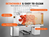 Commercial Orange Juicer Machine, 120W Automatic Juice Extractor, Stainless Steel Orange Squeezer V952-TSZDJLCZJBZDVGFHDV3