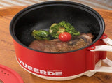 Mini Rice Cooker-Electric Hot Pot-Portable Mini Ramen Pot for Steaming-Stir-frying-Porridge and V1370-AZ4-19746