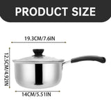 Non-Stick Frying Pan,Thickened Bottom Small Stovetop Pan Kitchen Cooking Pan Non Odorous Stainless V1192-AZ-W-28049