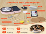 Mini Pottery, 158 mm Turntable, Forward and Reverse Rotation, Adjustable Speed, Electric Clay V952-ETLPJFXFSWJBBPLIL001V3