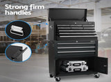 Giantz Tool Chest Trolley 12 Drawers Storage Cabinet Toolbox TB-12DR-93-BK