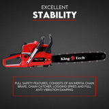 Commercial Petrol Chainsaw 24" Bar Chain Saw Tree Pruning Top Handle V379-24CHAINSAW0001