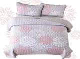 Mosaic Quilted coverlet and pillowcovers set Unique Patchwork Design - Queen size V745-MAC080699Q13U
