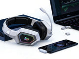 2.4GHz Wireless Gaming Headset with Flip Mic for PC White V1263-JX-7062