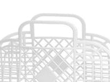 Hollow Storage Basket Plastic Reusable Portable Foldable Bag for Beach Home Bedside Shopping Toys V1294-YM0716-3117220131614
