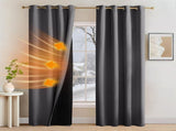 2 Pack Soundproof Blackout Thermal Curtains, Noise-Reducing Lined Drapes for Bedroom and Light V1189-LC-AMZ-00236