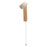 LED Wall Sconce Oak Wood Travertine Stone Modern Rotatable Wall Light Fixture Art Decor for Entryway V1294-YM0901-3119250058411
