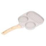 Egg Frying Pan Stick Proof Even Heating Flat Base Aluminum Alloy Pancake Pan for Induction Cooker V1294-YM0626-3118220339012