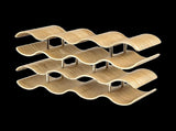 Wooden Wave Wine Rack/Creative Home Grape Wine Holder Shelf Cabinet/Bottle Rack V63-835691