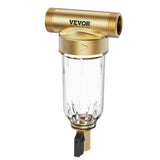 Spin Down Filter, 40 Micron Whole House Sediment Filter for Well Water, 3/4" G-F 1" G-M, 4 T/H V952-SDCXQZSGLQZC3BJ3TV0
