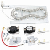 Dryer Heating Element Kit Fit for Bravos MED5630HC1 MED5630HC2 MED5630HW1 MED5630HW0 MED5630HW2 V1369-AZ3-W-11330