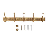 Rail Wall Hook Behind Door Mounted for Coat Hat Clothes Hanging Vintage Space Aluminum Hardware V1294-YM0521-3112230015811