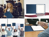 Certificate Holders, 50 Packs Diploma Holders, Certificate Covers with Gold Foil Border for Letter V1369-AZ3-W-11546