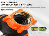 2Pcs 2 Ways Garden Hose with Enduring Zinc Alloy Universal Thread Design Water Hose Y V1366-AZ2-W-15008