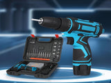 Traderight 12V Cordless Drill Kit 2.0Ah with 74pcs Set HW0286