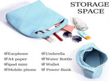 Woven Tote Bag for Women Soft Leather Handbag with Pocket V1263-JX-3501