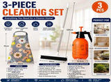 Home Closed Room Dust Cleaning Essentials Bundle - Sunflower pattern Waterproof Apron, White Long V888-ELOSUNG53590