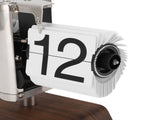 Flip Desk Clock Vintage Large Number 24 Hours Auto Flip Down Mechanical Clock for Home Living Room V1294-YM0901-3115250023811
