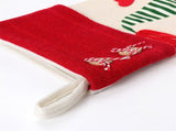 Christmas Gnome Stocking with Red Striped Hat and Decorations - Holiday Decor V888-ELOSUNG10528