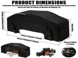 Winch Cover Waterproof and Dustproof Cover for Winch Fits Most 8000-12000 Lbs Winch Models for Truck V1366-AZ2-W-15065