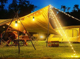 Camping String Lights 10M Light with Lanterns Camping Lights 4000mAh Charger,IPX6 V1192-AZ-W-11350