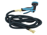 Expandable Garden Hose Leakproof Lightweight Flexible Water Hose Kink Resistant 10 Spray Modes Black V1294-YM0901-3111240035211