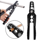 6 Hole Aluminum Alloy Copper Pipe Rounder Bender Manual HVAC Tubing Straightening Repair Pliers For V1366-AZ2-W-21363