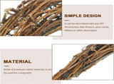 Tutuviw Rattan Crescent Moon Shaped Grapevine 11.8in Natural Rattan Vine Branch V1189-WXFWAL-20260319-00579