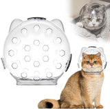 Cat Grooming Mask with Anti-Bite, 2025 New Cat Muzzle for Grooming Mouth Cover Breathable Hood, V1258-DP02-F-840