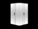 800 x 800mm Sliding Door Nano Safety Glass Shower Screen By Della Francesca V63-829421