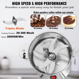 VEVOR 550g Commercial Spice Grinder Electric Grain Mill Grinder High Speed V952-DDDPSGWYMJ505541YV3